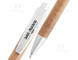 Caneta Ecológica - Acessório Sustentável para o seu Escritório. Feita de Material Reciclado, Ideal para Uso no Dia a Dia.