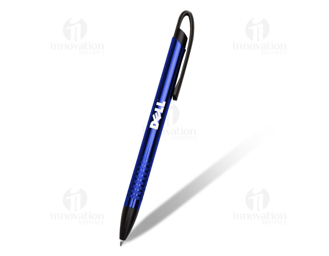 Caneta semimetal: ideal para assinaturas e escrita. Perfeita para escritório, escola e negócios. Feita de material durável e