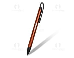 Caneta semimetal prateada para escrita suave e precisa. Ideal para uso no escritório, na escola ou em reuniões de negócios.