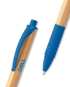 Caneta esferográfica de bambu: ideal para escrita criativa, escolar e profissional. Design artístico e sustentável em cores vibrantes. Adquira já!