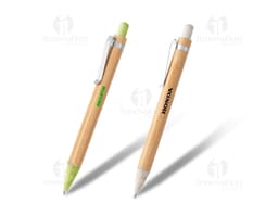 Caneta Esferográfica de Bambu: Ferramenta Criativa e Sustentável para Desenhar e Escrever. Ideal para escritórios, escolas e