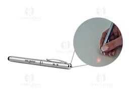 Caneta esferográfica de metal com lanterna: ideal para assinaturas e escrita precisa. Perfeita para uso no escritório ou
