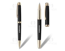 Conjunto de roller e esferográfica: a combinação perfeita para sua escrita. Ideal para uso no escritório, escola ou em casa.
