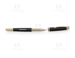 Conjunto de roller e esferográfica: a combinação perfeita para escrever com elegância e precisão. Ideal para escritório