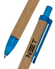 Caneta Ecológica de Papelão - Ideal para escrita e desenho, essa caneta sustentável é perfeita para o seu dia a dia no