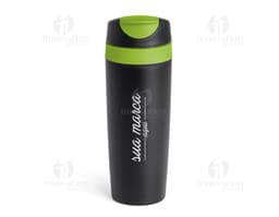 Copo para Viagem - 12: praticidade e sustentabilidade em um único produto. Feito de plástico reciclável, este copo é perfeito