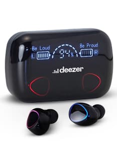 Fone de Ouvido Bluetooth preto, moderno e elegante. Com design profissional e tecnologia sem fio, ideal para comunicação em ambientes de trabalho ou em casa. Compatível com diversos dispositivos eletrônicos, oferece uma conexão estável e de alta qualidade de áudio. Ideal para escutar música, fazer chamadas e realizar videoconferências.